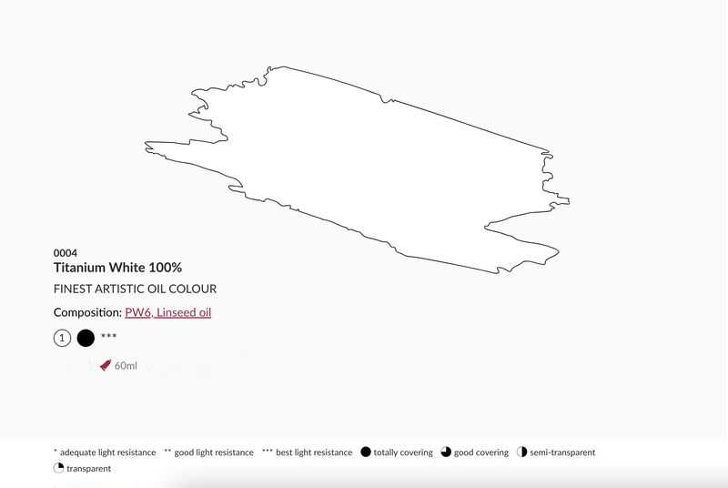 Titanium White oil 100% /0004