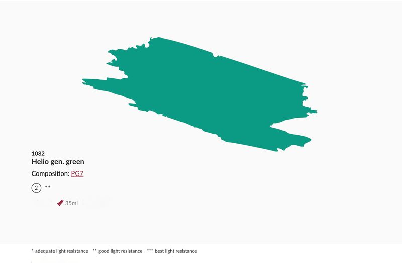 Helio gen. green gouache 1082