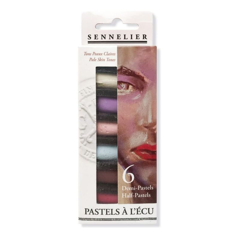 Sennelier Extra-Soft Pastel Portrait, 6 pcs