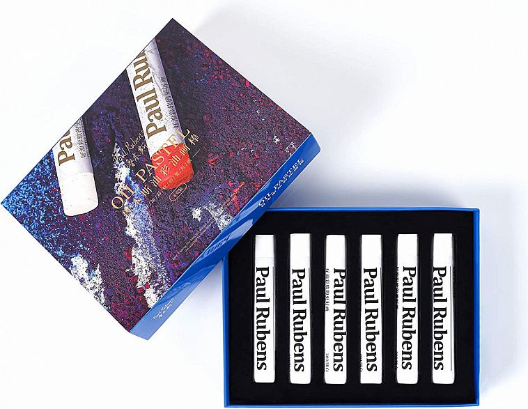 White Oil Pastel Set – Soft Pastel Sticks for Blending &amp; Highlights