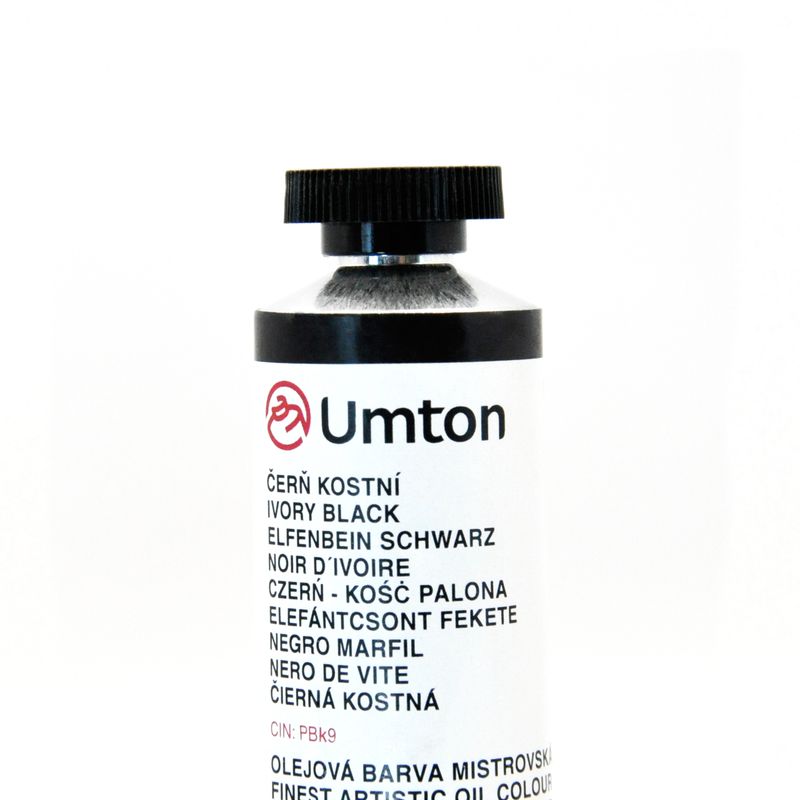 Ivory Black Oil Paint - 60 ml (Shade 0052) Ivory Black Oil Paint - 60 ml (Shade 0052)