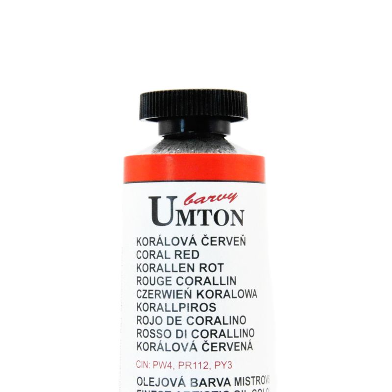Umton Coral Red Oil Paint – 60 ml (Shade 0020) Umton Coral Red Oil Paint – 60 ml (Shade 0020)