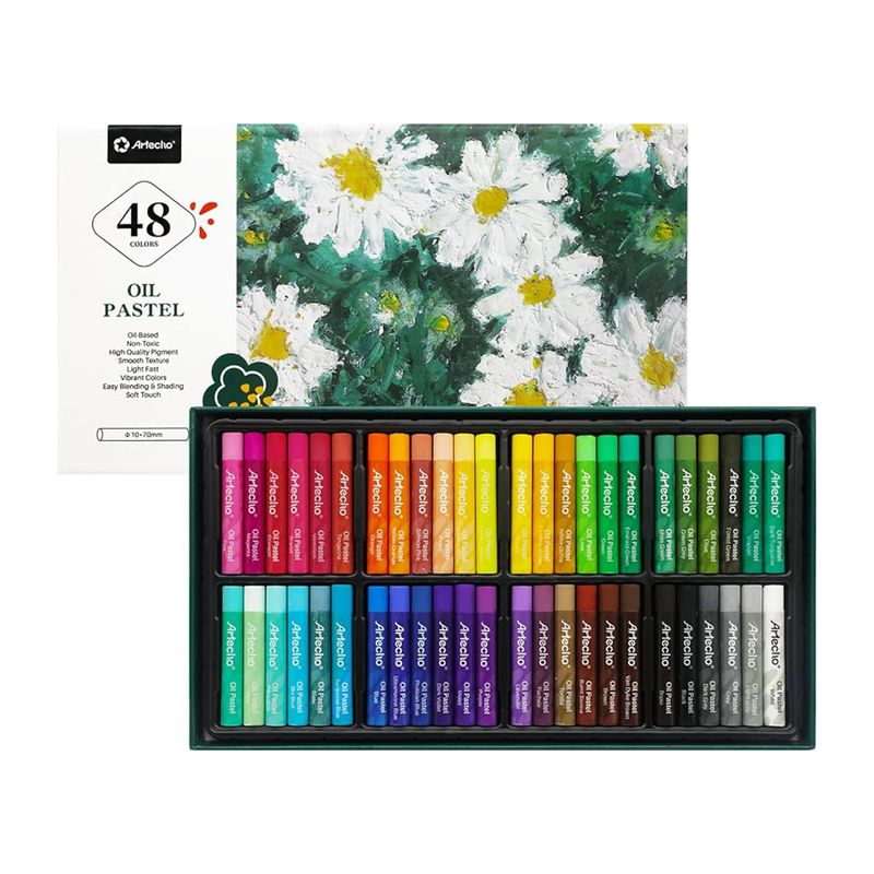 Artecho Oil Pastels Set, 48 Colours Artecho Oil Pastels Set, 48 Colours