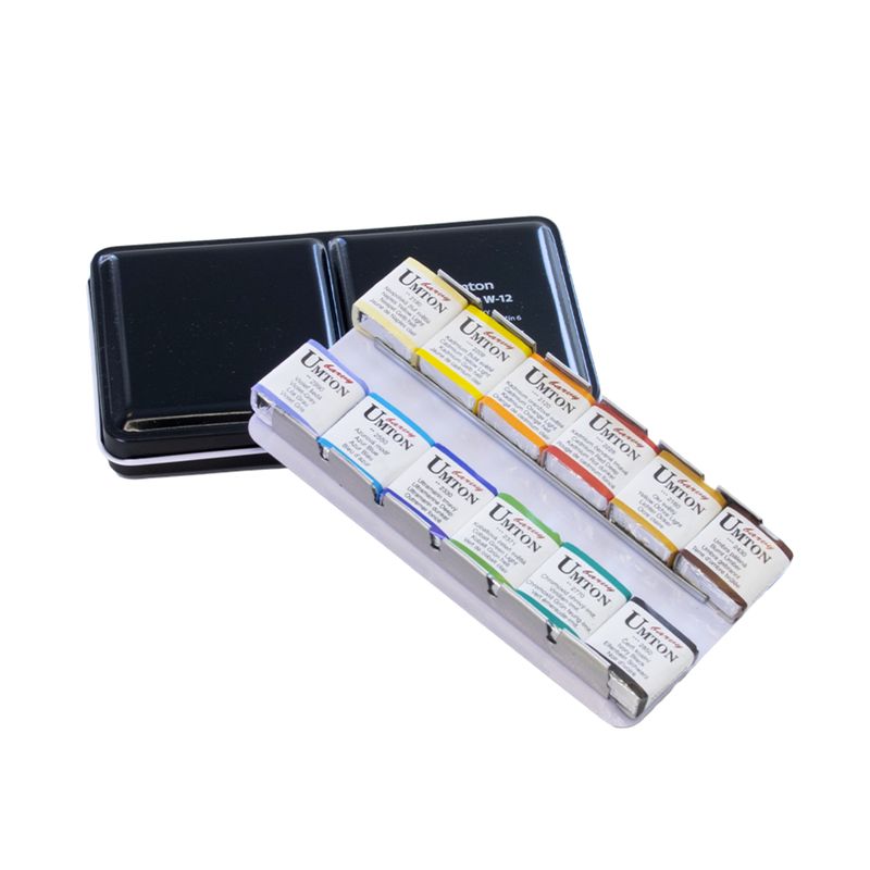 Artistic Watercolour in Metal Case - 12 colours 