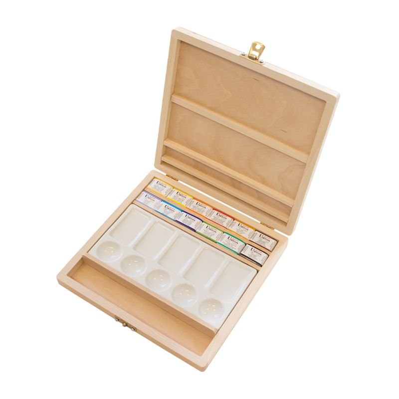 Artistic Watecolours in Wooden Set - 12 colours