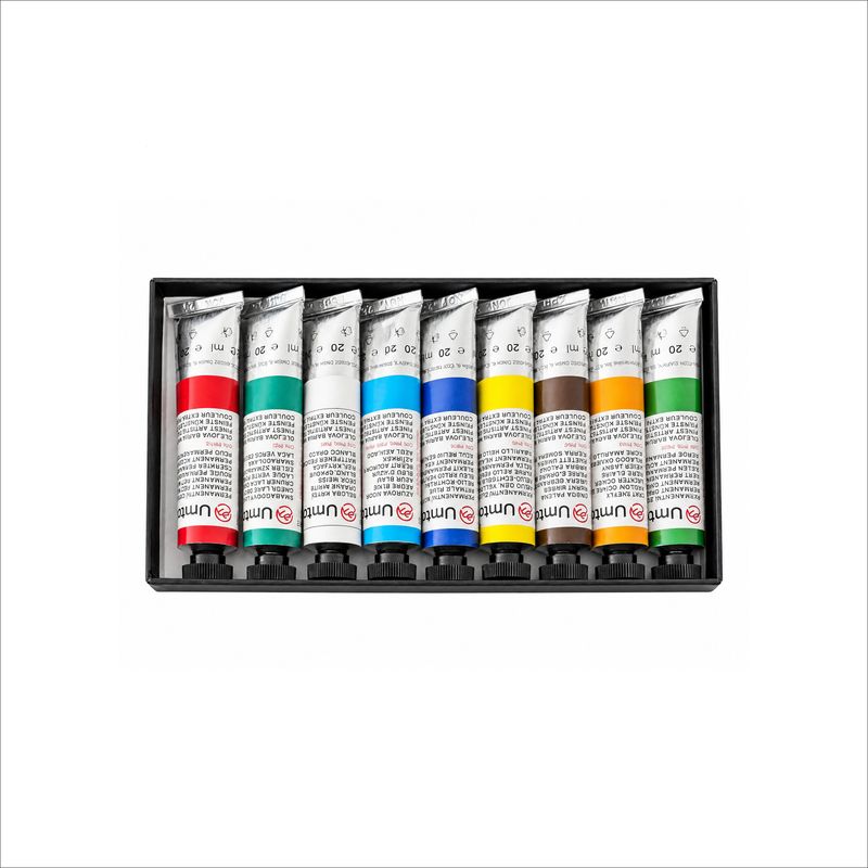 Oil Colours Set - 9 colours 
