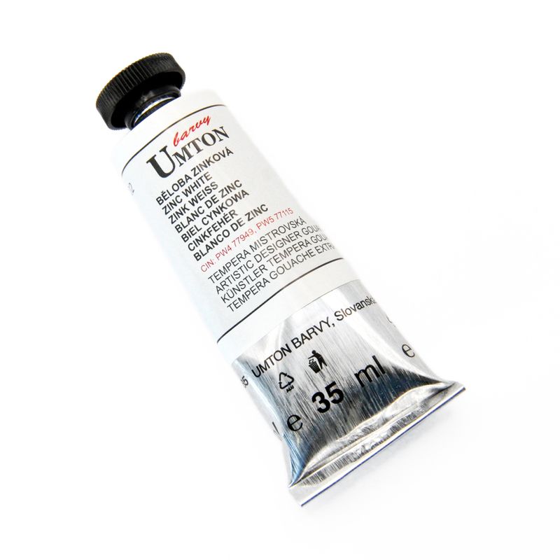 Zinc White Gouache Paint - 35 ml  