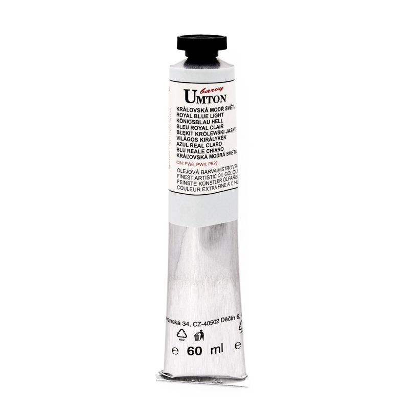 Royal Blue Light Oil Paint – 60 ml 