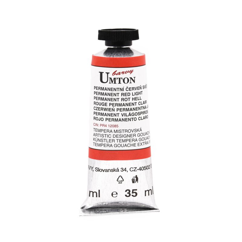 Permanent Red Light Gouache – 35 ml 