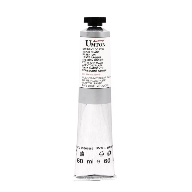 Silver Oil Paint – 60 ml 