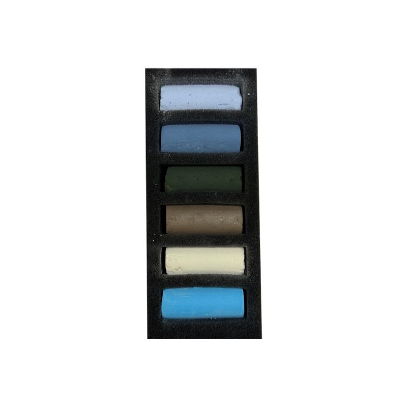 Soft Pastels “Winter Mountains”, 6 pcs