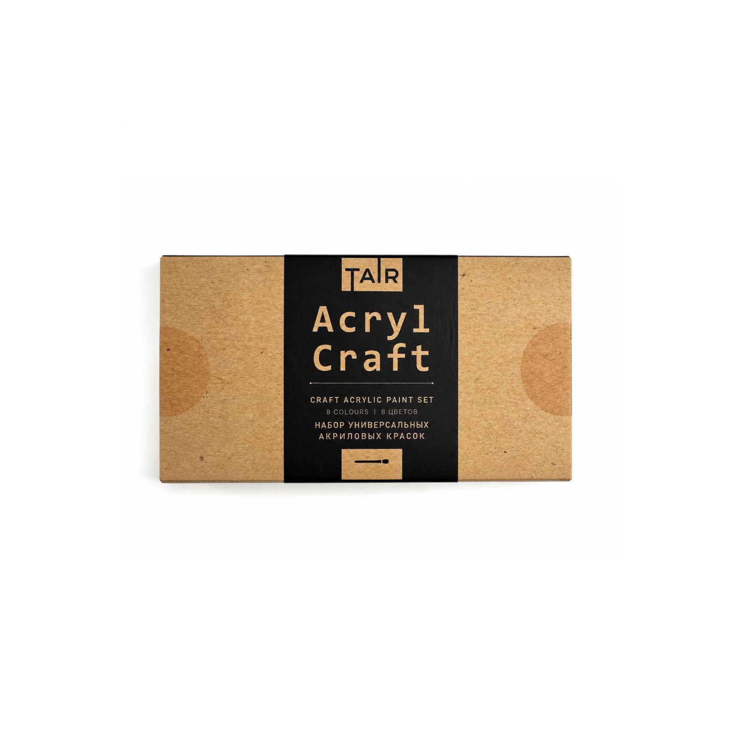 TAIR Craft Acrylic Paint Set — 8 Colours | Universal Acrylic Paints