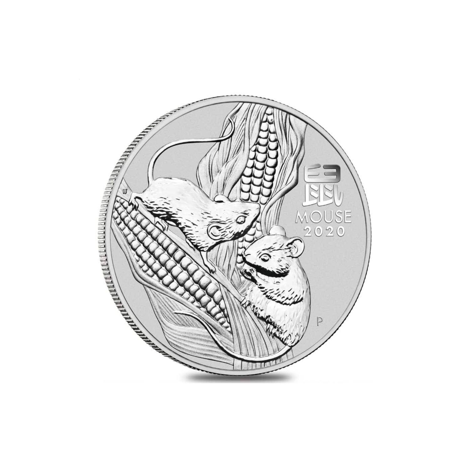 2020 1/2 oz Year of the Mouse Silver Coin - Perth Mint Lunar Series III