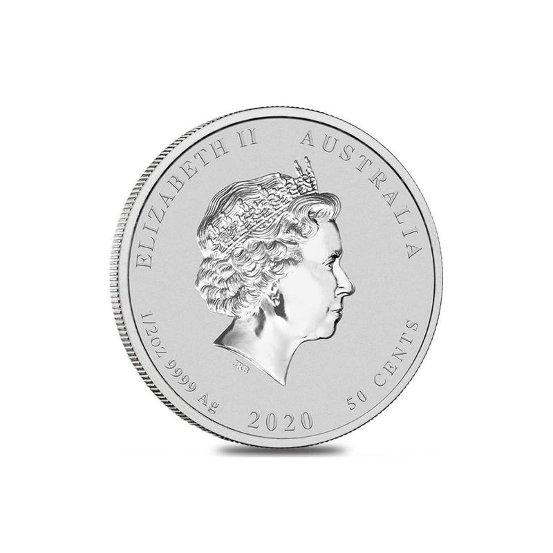 2020 1/2 oz Year of the Mouse Silver Coin - Perth Mint Lunar Series III