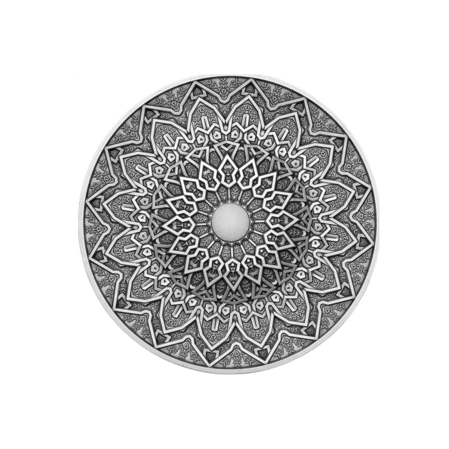 Mandala Art Persian 2020 – Silver Collectible Art Object