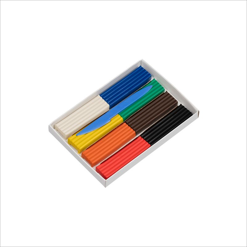Classic Modeling Clay Set – 8 Colors with Modeling Tool