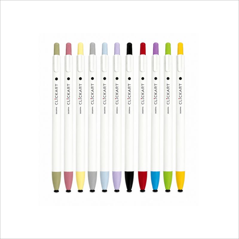 ClickArt Retractable Marker Pens – 0.6 mm (1 Piece)