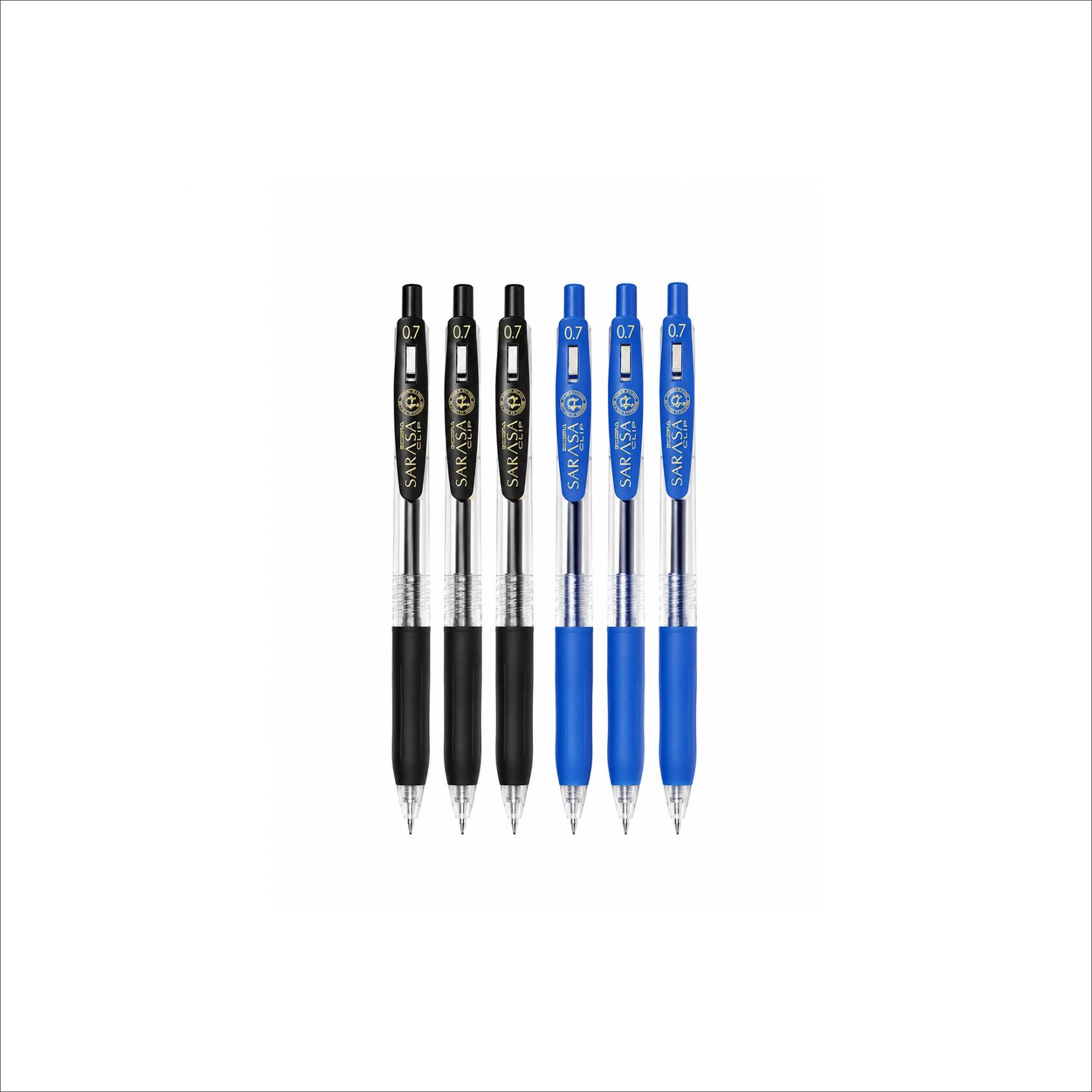 Zebra SARASA Clip Gel Pen 0.7 mm – Black or Blue (1 Piece)