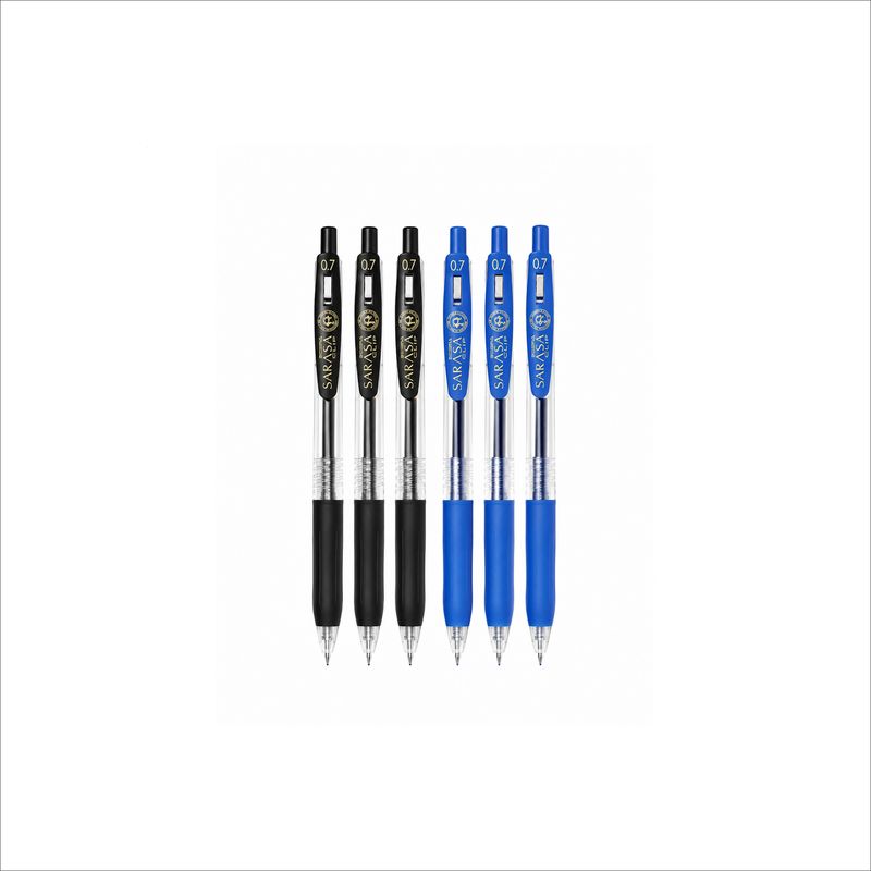 Zebra SARASA Clip Gel Pen 0.7 mm – Black or Blue (1 Piece)