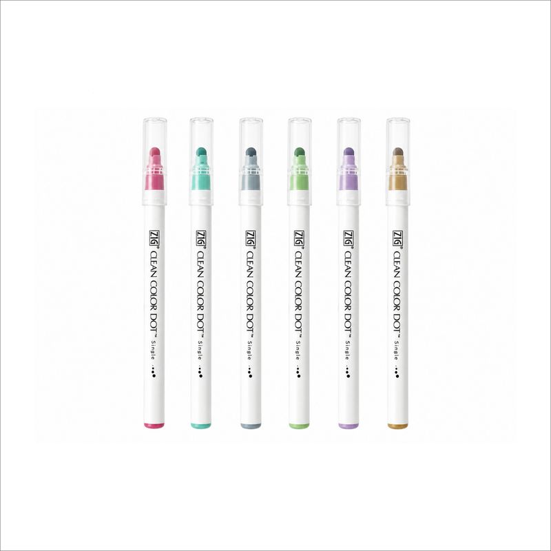 Kuretake ZIG Clean Color DOT Marker – Mild Smoky  (1 Piece)