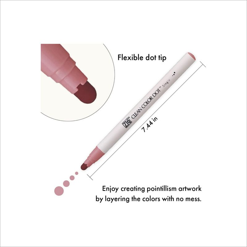 Kuretake ZIG Clean Color DOT Marker – Mild Smoky  (1 Piece)