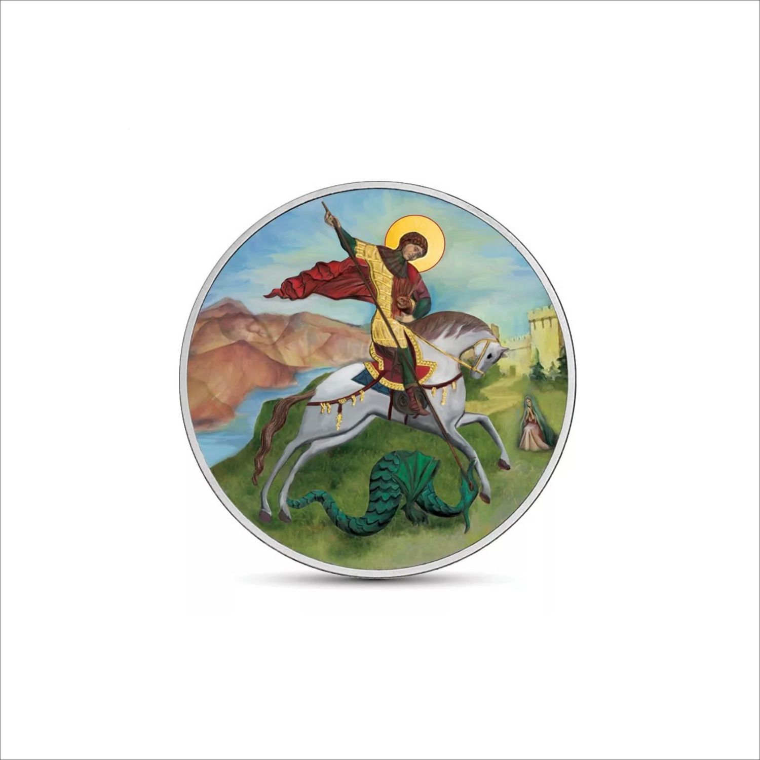 St. George 2018 Collectible Art Piece – .999 Silver