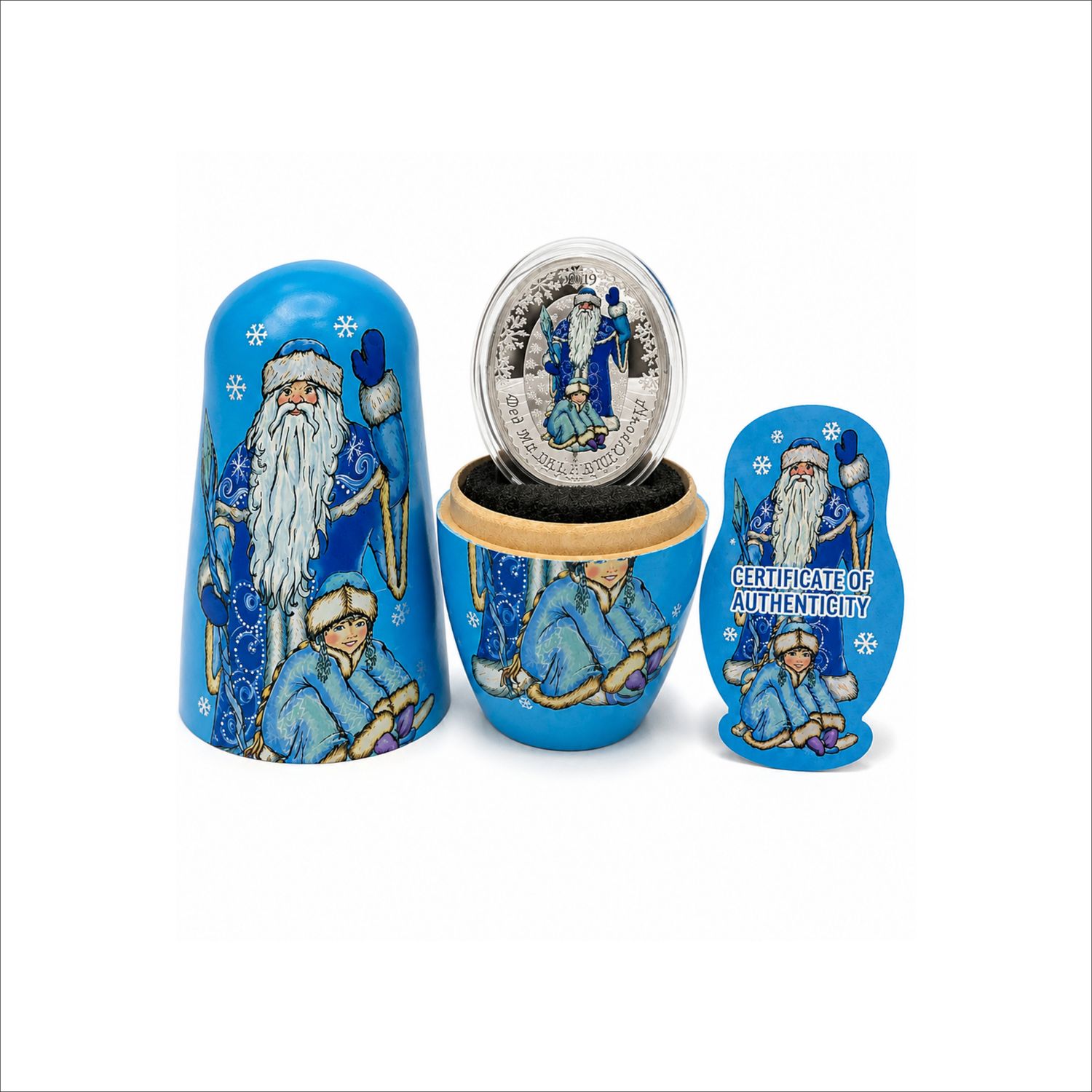 Father Frost &amp; Snow Maiden 2019 Collectible Art Piece