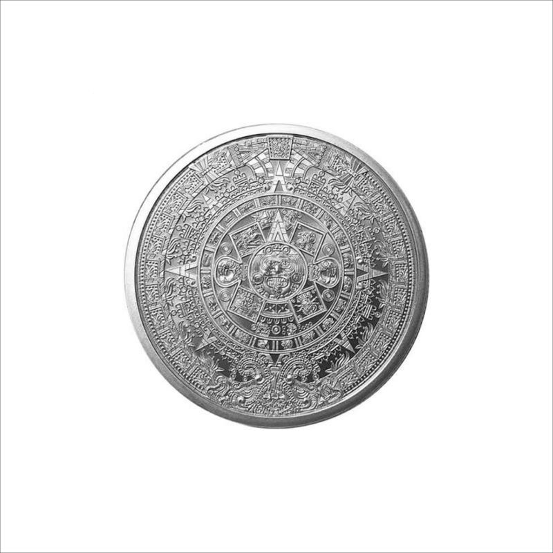 Aztec Calendar Decorative Collectible Medallion