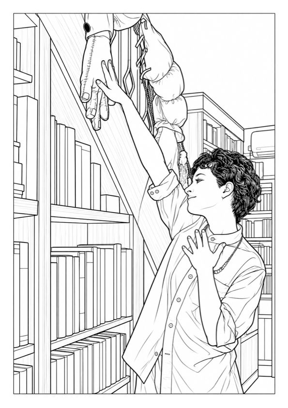 Bookshop Hands