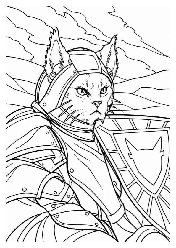 Medieval Cat Knight