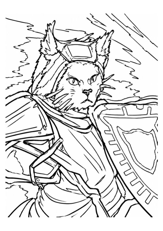 Medieval Cat Knight 2