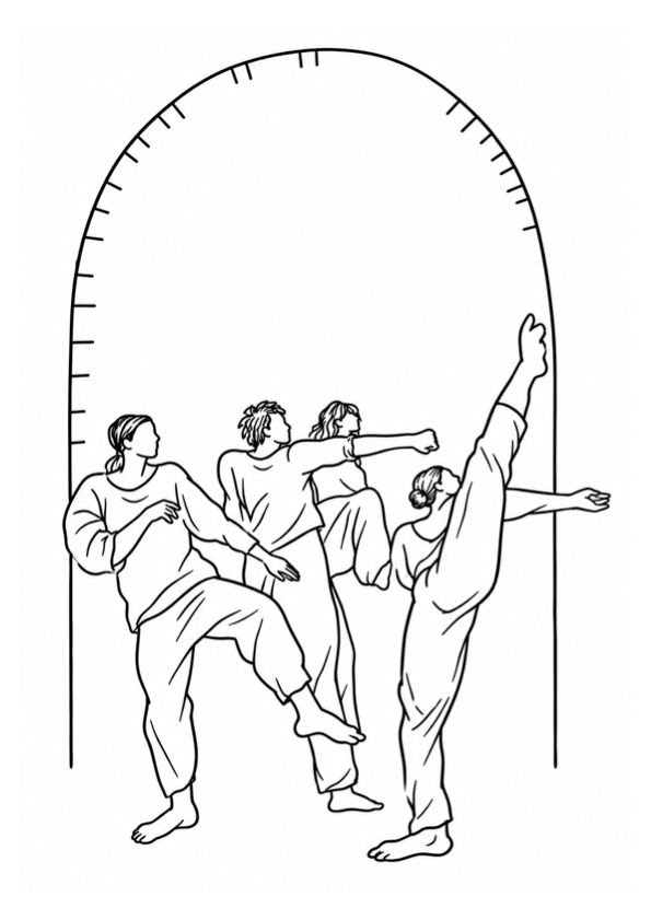 Dancers Under the Arch