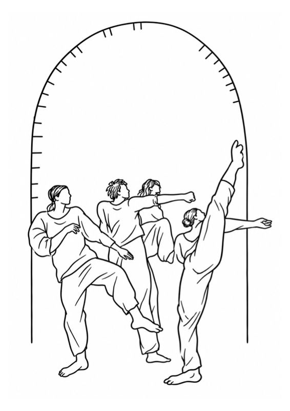 Dancers Under the Arch