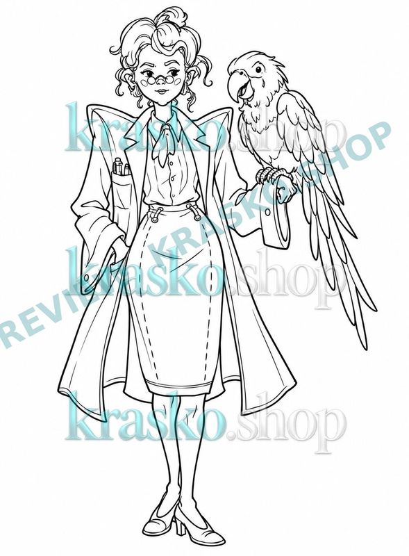 Dr Agnes Cobalt &amp; Her Parrot
