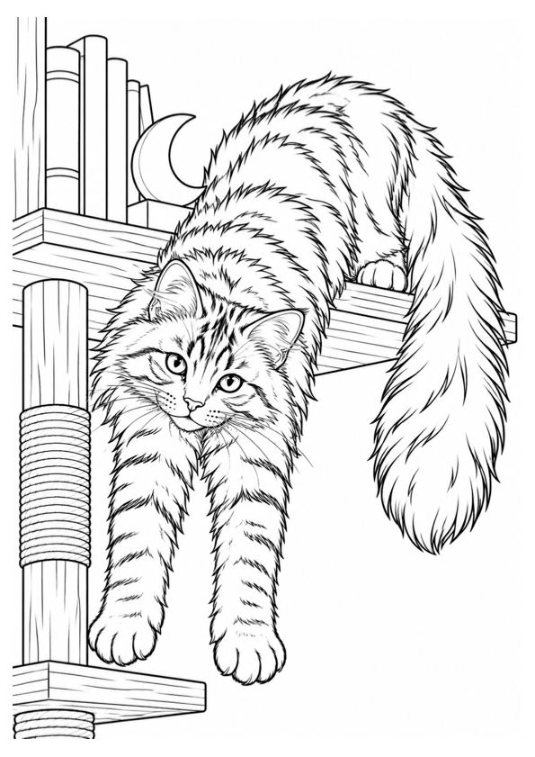 Stretching Cat