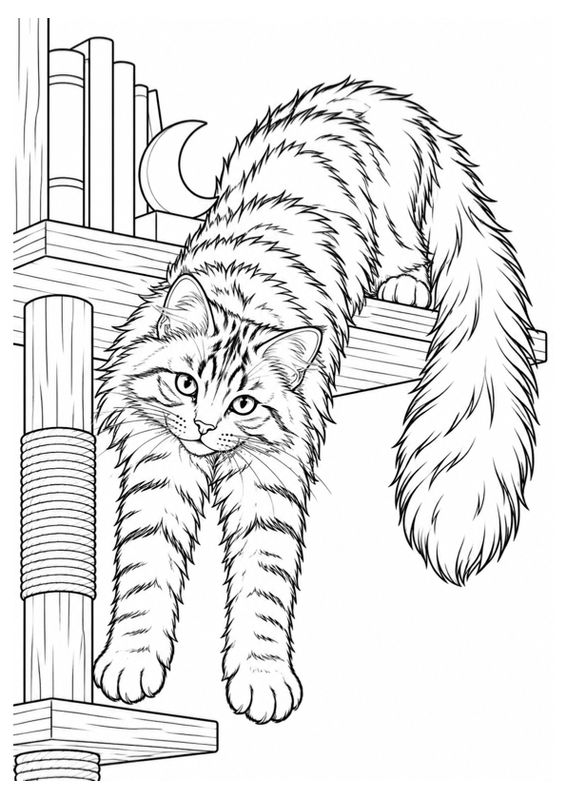 Stretching Cat
