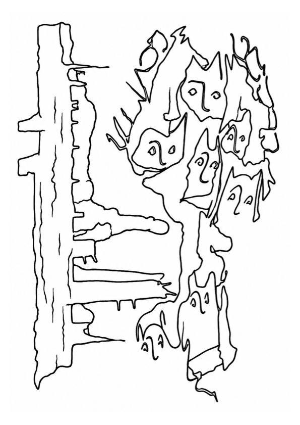 Faces in Mixed Media