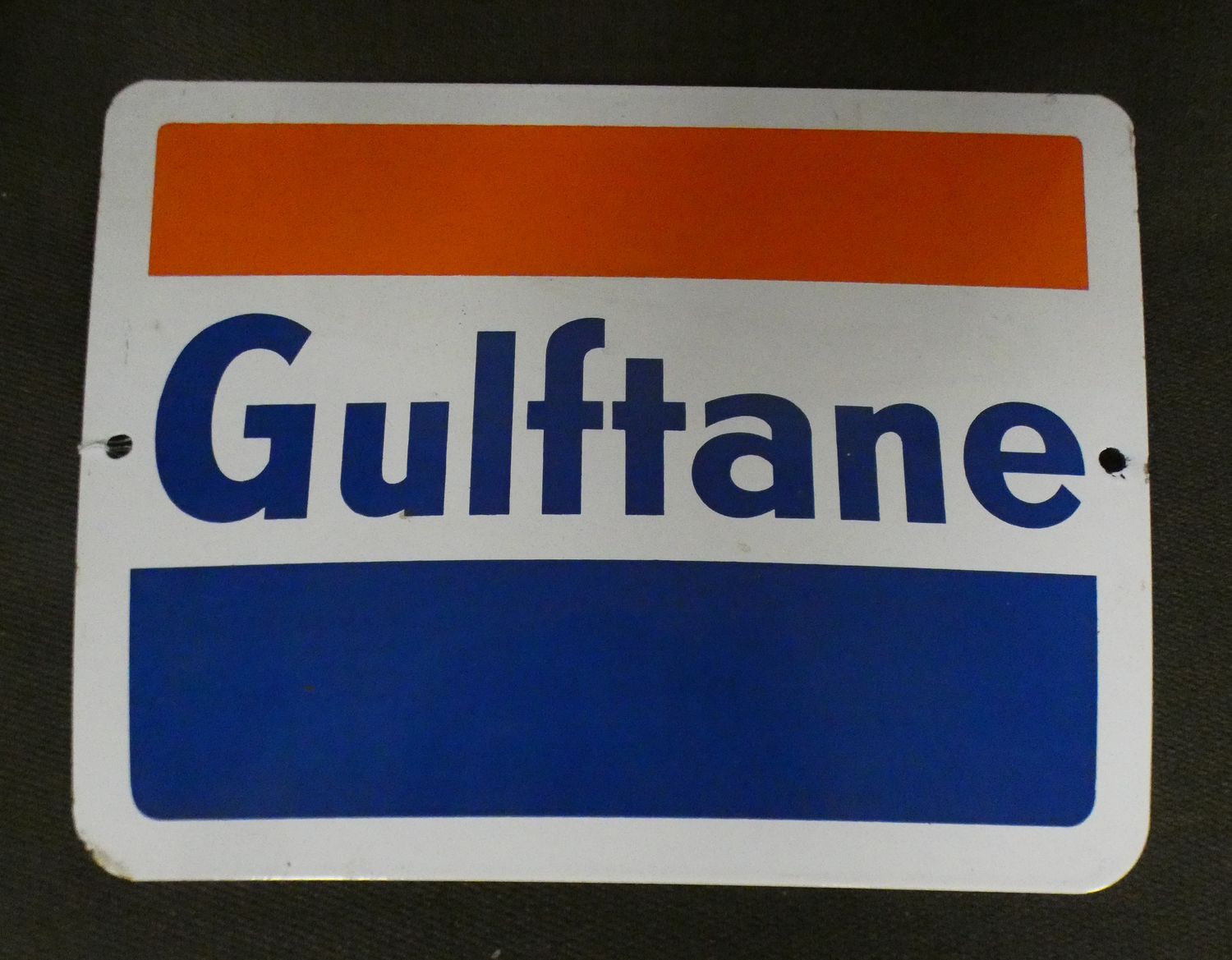 Gulftrane Gas Pump Sign