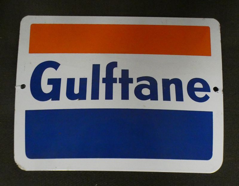 Gulftrane Gas Pump Sign