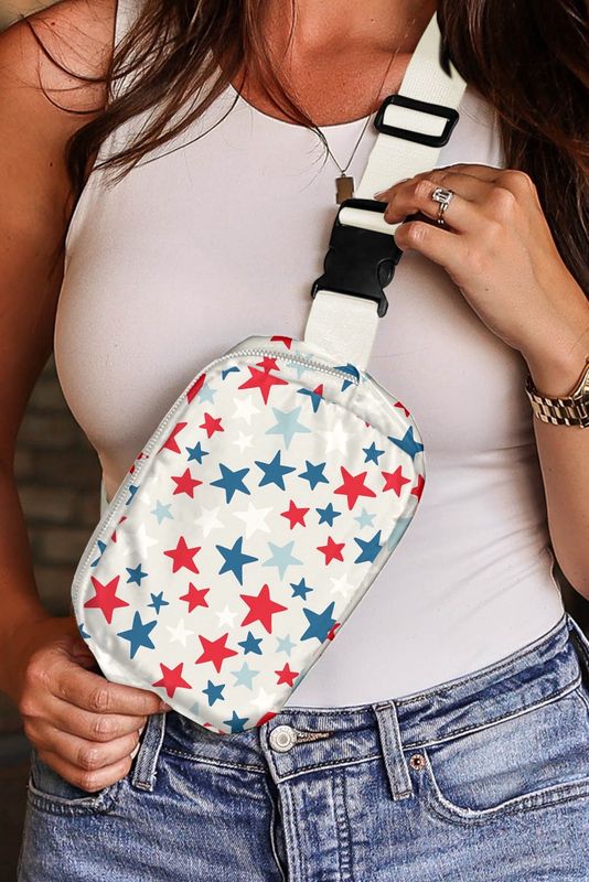 Flag Day Star Crossbody Bag