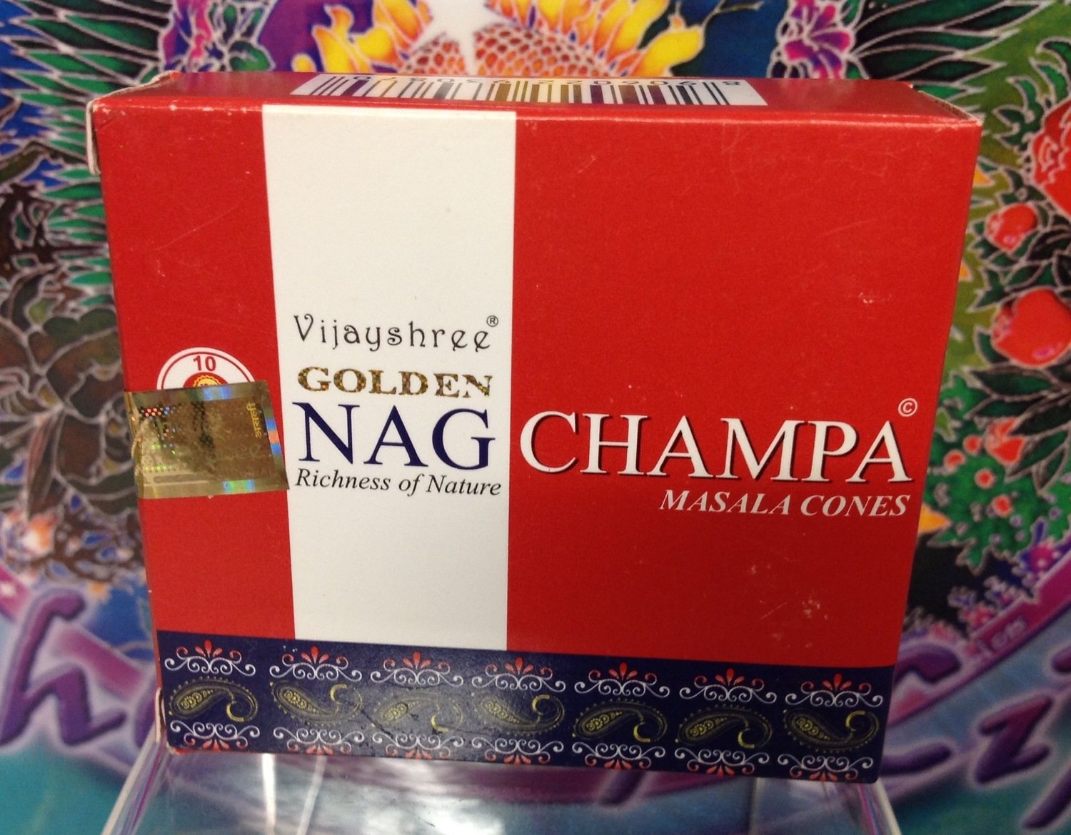 Incense Cones Red Golden