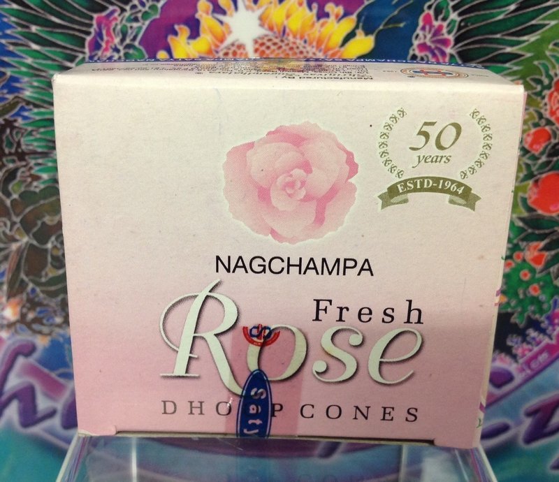 Incense Rose Dhoop Cones