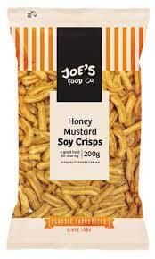 Joe's Honey Mustard Soy Crisps 200g
