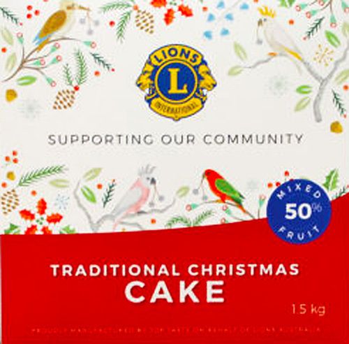 Lions Christmas Cake 1.5kg