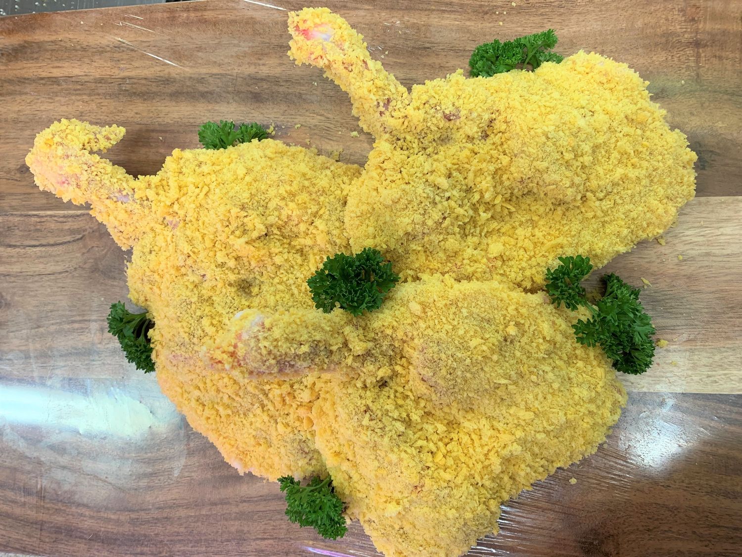 Fresh Chicken Crumbed Cutlet per KG