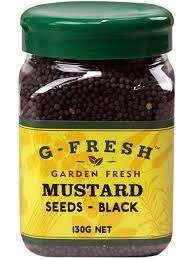 Garden Fresh  Mustard Black Seeds 130g