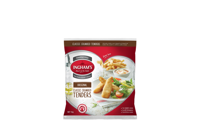 Ingham's Original Classic Crumbed Chicken Tenders 1kg