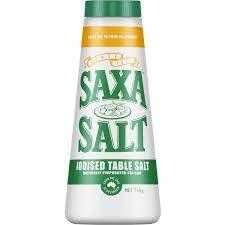 Saxa Iodised Table Salt 750g