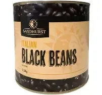 Sandhurst Italian Black Beans 400g