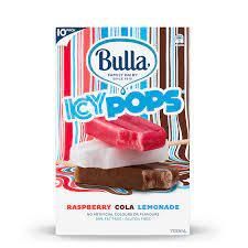 Bulla Icy Poles Raspberry, Cola & Lemonade 10pk